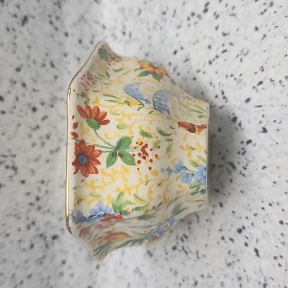 Royal Winton Old Cottage Chintz Ascot Cream and Sugar Set, Pattern 1567 - Picture 2 of 7